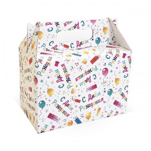 Коробка самосборная 22*12.5*15 см Сундук С Днем рождения 54233