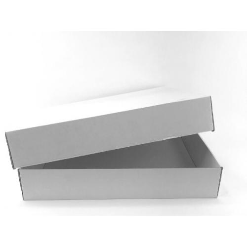 Коробка самосборная 37*32*7 см МГК белый крышка/дно 51736