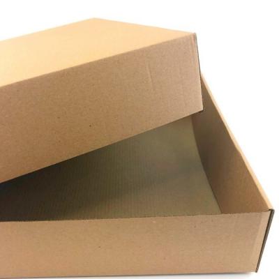 Коробка самосборная 37*32*7 см МГК бурый крышка/дно 51737