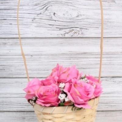 Корзина плетеная (бамбук) 20*16*52 см Натуральный 566066