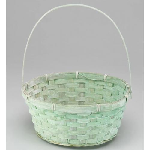 Корзина плетеная (бамбук) 26*12*30 см Свело-зеленый 50004