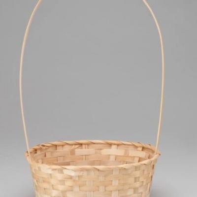 Корзина плетеная (бамбук) 30*22*Н13/49 см Натуральный 50007