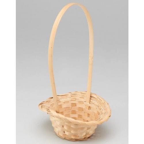 Корзина плетеная (бамбук) D15.5*12 H5*HН25.5 см Натуральный 50003