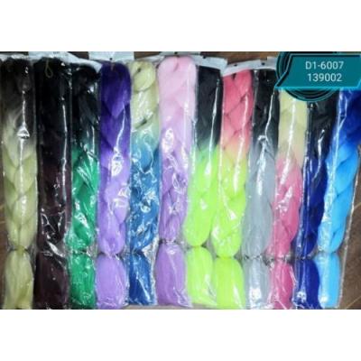 Коса цветная из волос канекалон 2-х цветная (Цена за штуку) 12380