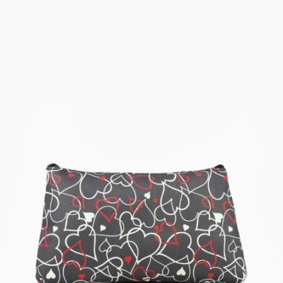 Косметичка-пенал на молнии чёрная 574606