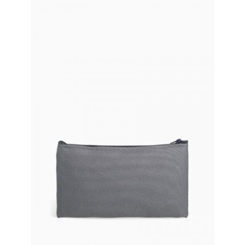 Косметичка-пенал на молнии серая 574305