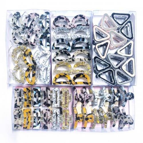 Краб для волос перламутровый 'Пастель' (5 см) 131462