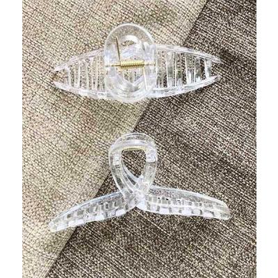 Краб для волос прозрачный 9 см (Цена за штуку) 134612
