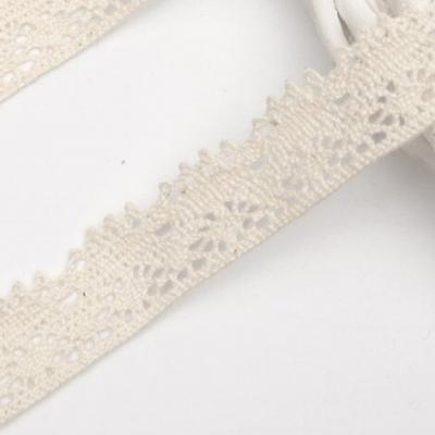 Кружево хлопковое 2 см*10 ярд Бежевый 172182
