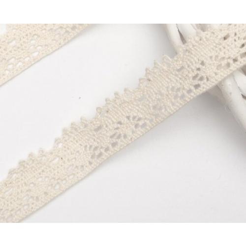 Кружево хлопковое 2 см*10 ярд Бежевый 172182