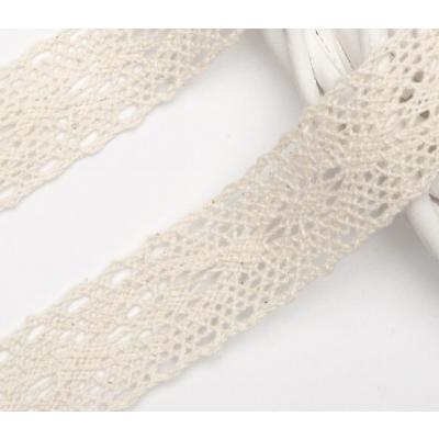 Кружево хлопковое 2.5 см*10 ярд Бежевый 172184