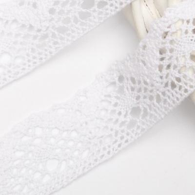 Кружево хлопковое 3 см*5 ярд Белый 172190