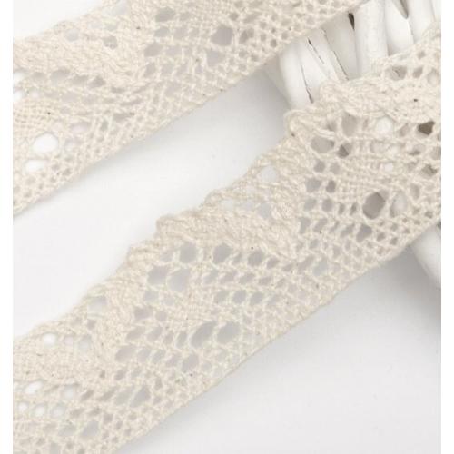 Кружево хлопковое 3 см*5 ярд Бежевый 172189