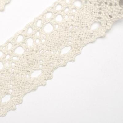 Кружево хлопковое 4 см*5 ярд Бежевый 172192