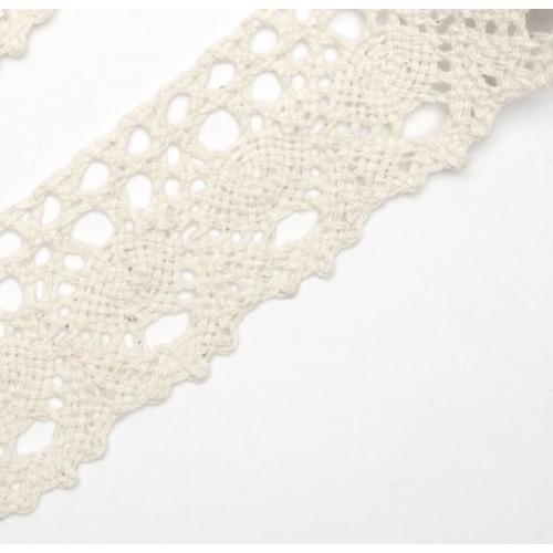 Кружево хлопковое 4 см*5 ярд Бежевый 172192