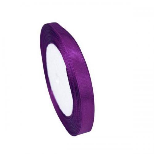 Лента атласная сатин 0.6 см*25 Y Фиолетовый 06/35