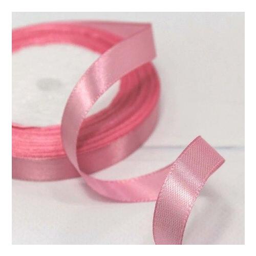 Лента атласная сатин 1.2 см*25 Y Амарантово-розовый 12/79