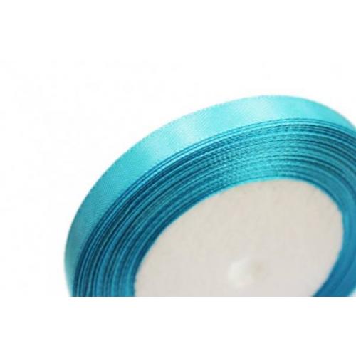 Лента атласная сатин 1.2 см*25 Y Голубой 562-12/200