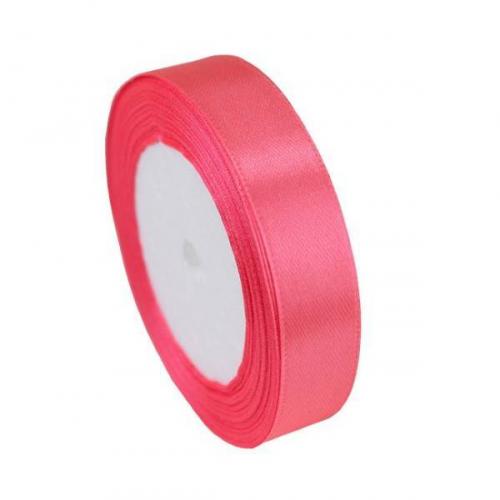 Лента атласная сатин 1.2 см*25 Y Розовый 12/05
