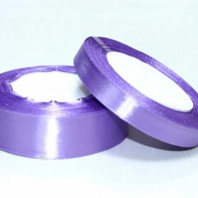 Лента атласная сатин 1.2 см*25 Y Сиреневый 12/21