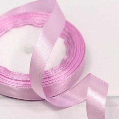 Лента атласная сатин 1.2 см*25 Y Светло-пурпурный 562-12/149