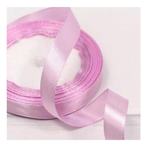 Лента атласная сатин 1.2 см*25 Y Светло-пурпурный 562-12/149