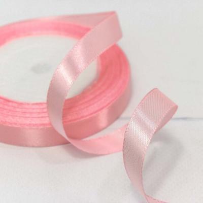 Лента атласная сатин 1.2 см*25 Y Светло-розовый 562-12/04