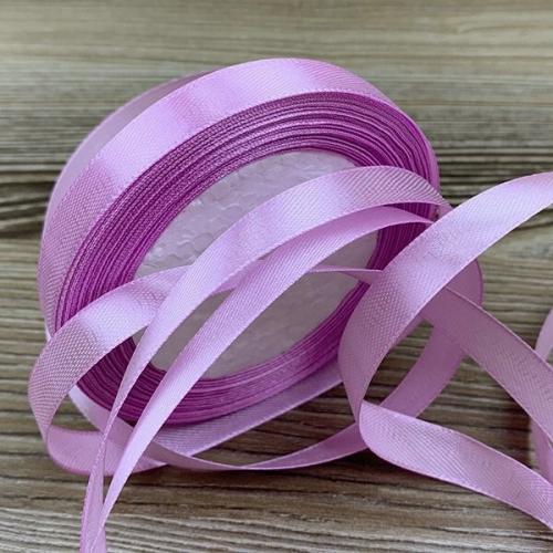 Лента атласная сатин 1.2 см*25 Y Светло-сиреневый 12/45