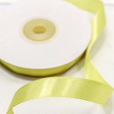 Лента атласная сатин 1.2 см*25 Y Светло-желтый 562-12/02