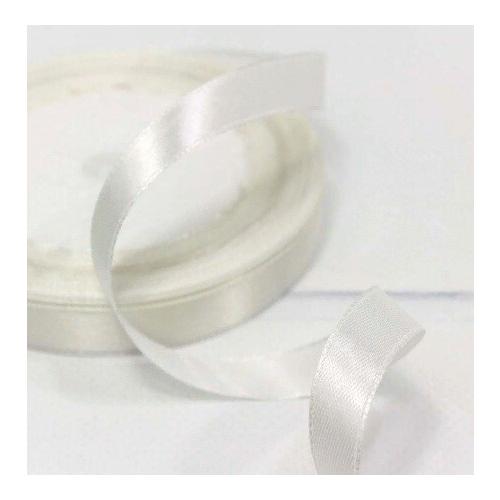 Лента атласная сатин 1.2 см*25 Y Теплый белый 562-12/42