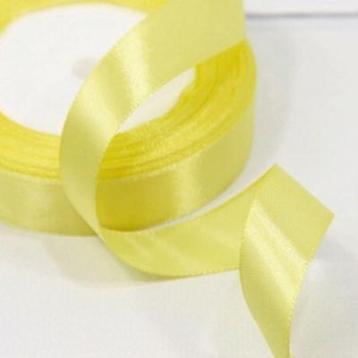 Лента атласная сатин 2 см*25 Y Кукурузный 562-20/10