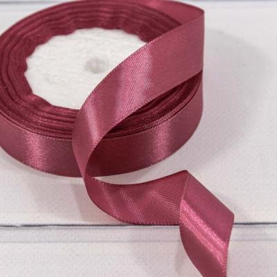 Лента атласная сатин 2 см*25 Y Серовато-пурпурно-красный 562-20/127