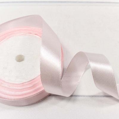 Лента атласная сатин 2 см*25 Y Светлый розовый 562-20/61