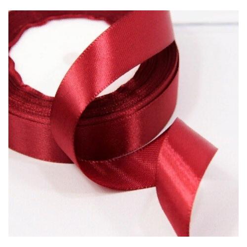 Лента атласная сатин 2 см*25 Y Винный 20/152