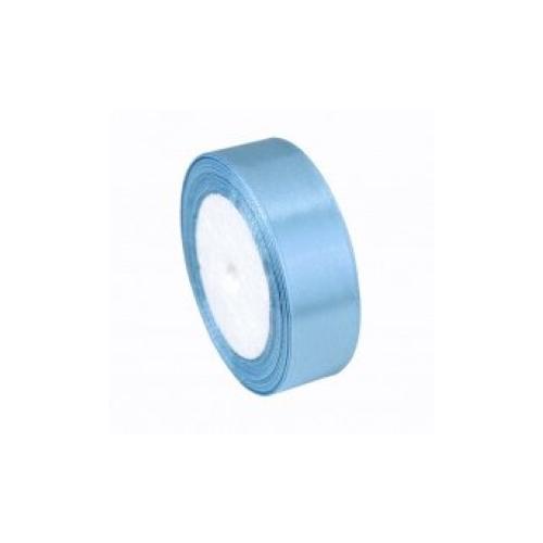 Лента атласная сатин 2.5 см*25 Y Голубой 25/20