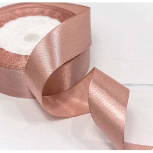 Лента атласная сатин 2.5 см*25 Y Грязно-розовый 562-25/135