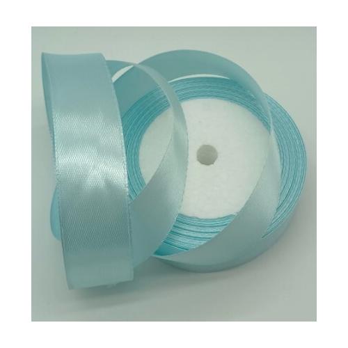 Лента атласная сатин 2.5 см*25 Y Небесно-бирюзовый 50203