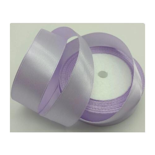 Лента атласная сатин 2.5 см*25 Y Светло-сиреневый 50207