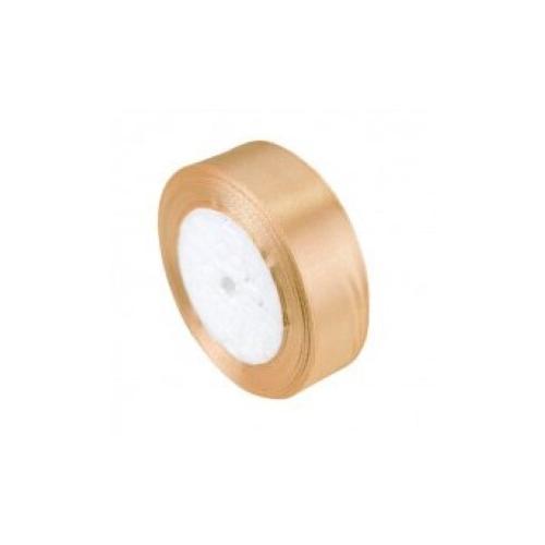 Лента атласная сатин 2.5 см*25 Y Темно-бежевый 25/71