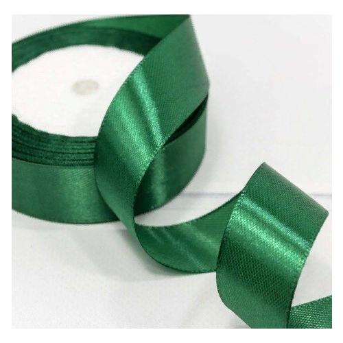 Лента атласная сатин 2.5 см*25 Y Темно-зеленый 562-25/56