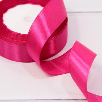 Лента атласная сатин 2.5 см*25 Y Вишневый 562-25/72