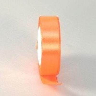 Лента атласная сатин 2.5 см*25 Y Яркий оранжевый 25/25