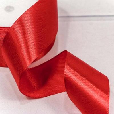 Лента атласная сатин 3.8 см*25 Y Красный 562-38/26