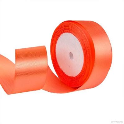 Лента атласная сатин 3.8 см*25 Y Лососевый 38/22