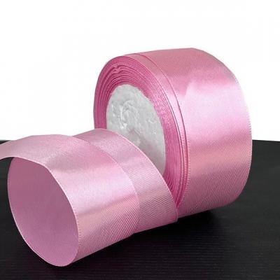 Лента атласная сатин 3.8 см*25 Y Розовый 38/79
