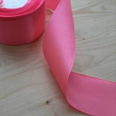 Лента атласная сатин 5 см*25 Y Розовый 50/05