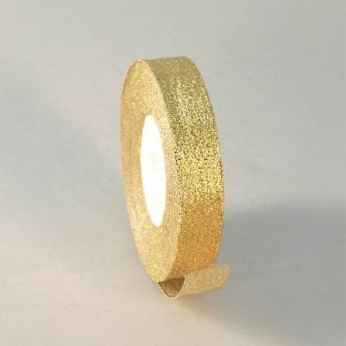 Лента парча с блеском 1.9 см*25 Y Золотой 53594