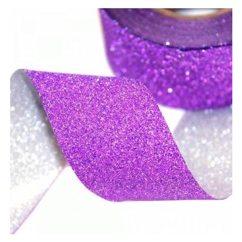 Лента полипропиленовая 2 см*25 ярд Блеск фиолетовый 44741ф