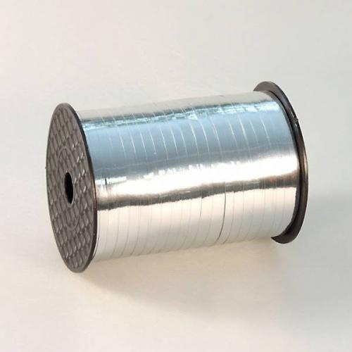 Лента полипропиленовая 'NARK ISS' бобина металлизированая 0.5 см*250 ярд Серебро 531698