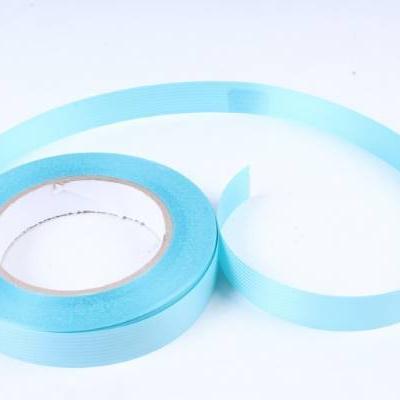 Лента полипропиленовая простая 2 см*50 ярд Эко голубой 560966